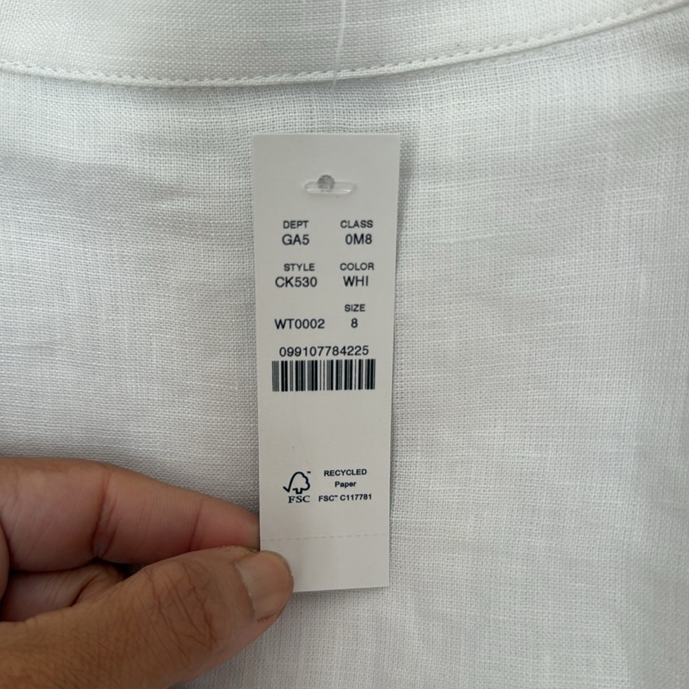 J. Crew Cream Linen Skirt - Picture 3 of 4